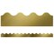 Sparkle + Shine Gold Foil Scalloped Border, 39 Feet Per Pack, 6 Packs